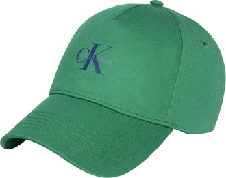 Calvin Klein Jeans Baseball Cap CALVIN KLEIN JEANS MONOLOGO PRINTED BASEBALL CAP, Herren, enchanted forest, Web, Baumwolle, Caps Baseball Cap, Mit festem Schirm