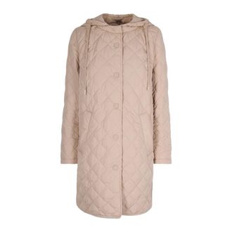 Max Mara Jassen, Dames, Beige, 2Xs, Polyester, Parkas