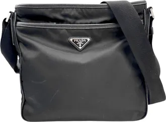 Prada Black Nylon Shoulder Bag (Pre-Owned)