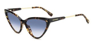 Dsquared2 D2 0134/S 086/08 Womens Sunglasses Tortoiseshell Size 58