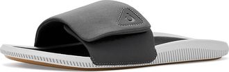 Olukai Ulele Slide Mens Slide Shoes Rock/Rock : 13 D - Medium, Cotton/Vinyl