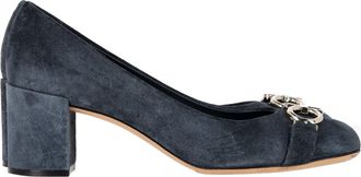 Ferragamo Ferragamo Garda Pumps in Blue Suede