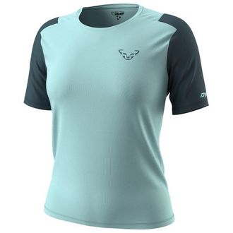 Dynafit Transalper S/S Tee Funktionsshirt f&uuml;r Damen | t&uuml;rkis/blau
