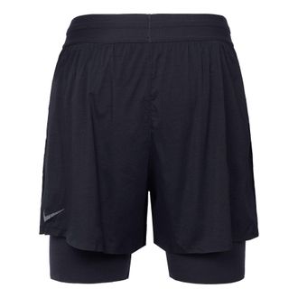 Nike Yoga Solid Color Lacing Breathable Casual Sports Shorts Black DN1521-010