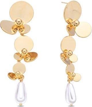 Eye Candy Los Angeles Stella Drop Earrings in Gold at Nordstrom Rack