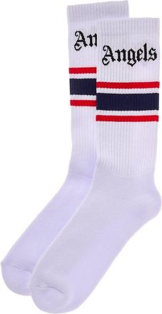Palm Angels Classic Logo Striped Socks