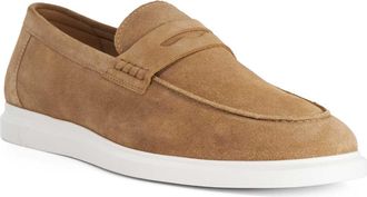 Dune London Mens BOBIN Casual Loafers Size UK 10 Suede Casual Shoes Taupe