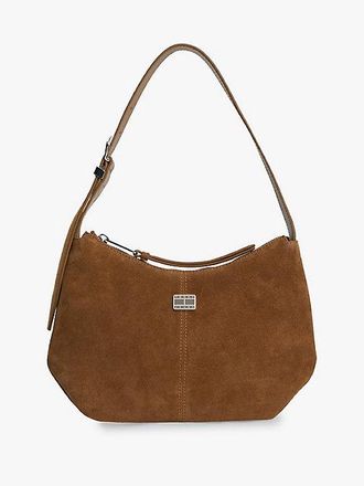 Tommy Hilfiger Suede Slouch Shoulder Bag