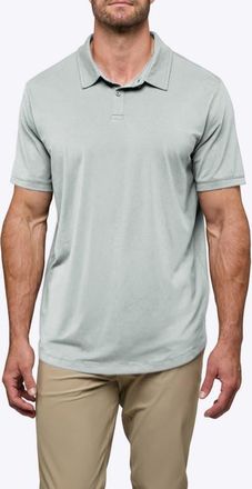 Cuts Trim Fit Cotton Blend Polo in Metal at Nordstrom, Size X-Large