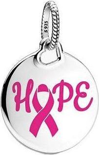 Pandora Hope Pink Ribbon Pendant