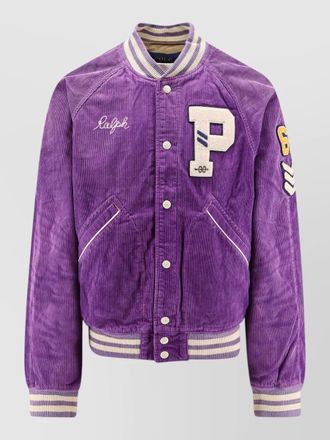 Polo Ralph Lauren velvet bomber jacket