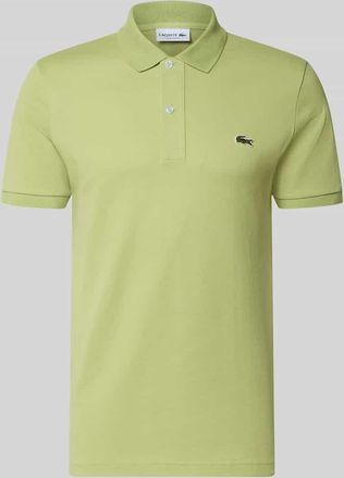Lacoste Slim Fit Poloshirt aus reiner Baumwolle in Apfel, Gr&ouml;&szlig;e XXXL