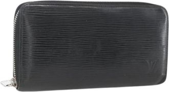 Louis Vuitton Pre-owned Wallets, female, Black, Size: ONE SIZE Pre-owned Leather Wallet