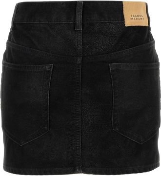 Isabel Marant Womens Skirt Black Cotton