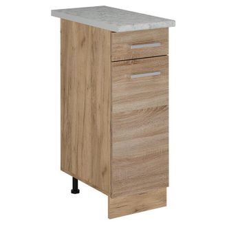 Vicco Mobiletto base per cucina R-Line, Sonoma, 30 cm pl Marmo