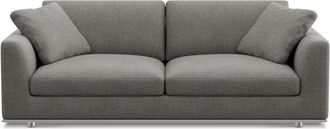 Castlery Hamilton Sofa Customized, Dark Grey, Spill Resistant, Removable Covers by Castlery
