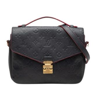 Louis Vuitton Pre-owned Pochette Metis - Dames - Pre-owned - Zwart - Maat: ONE Size Zijde
