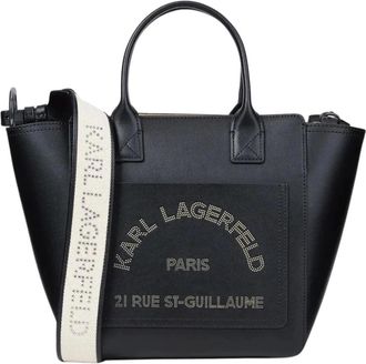Karl Lagerfeld K/Daily Studded Tote - Dames - Mini tas - Zwart - ONE Size - Leer - Tassen