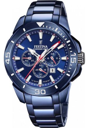Festina F20643-1 Mens Chrono Bike Watch - Blue - One Size