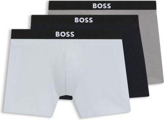 BOSS ONE three-pack stretch-cotton boxer briefs