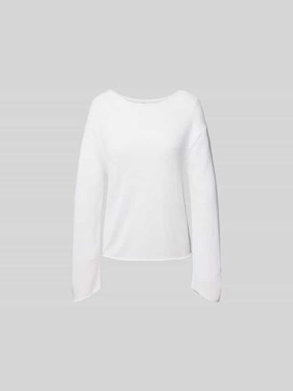 Juvia Sweatshirt mit Rundhalsausschnitt in Weiss, Gr&ouml;&szlig;e XS