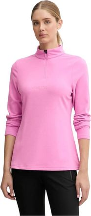 Sportalm Cologne Fleece Top - Dames - Longsleeves - Roze - XS - Polyester - Tops
