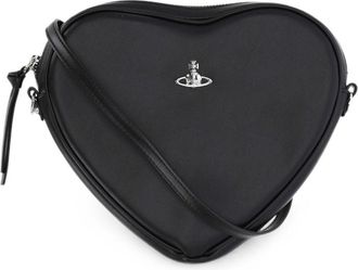 Vivienne Westwood Heart-Shaped Black Bag with Minimalist Design