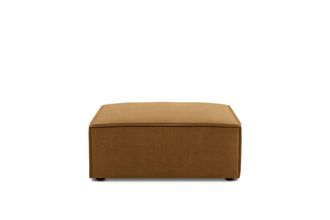 Castlery Customized Brown Ottoman | Jonathan by Castlery