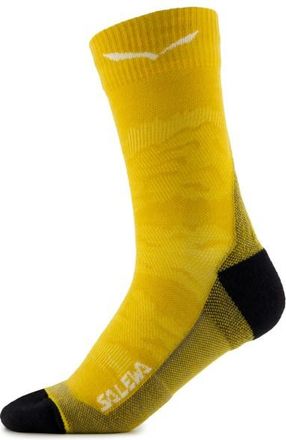 Salewa Ortles AM Crew Sock Wandersocken f&uuml;r Damen | gelb