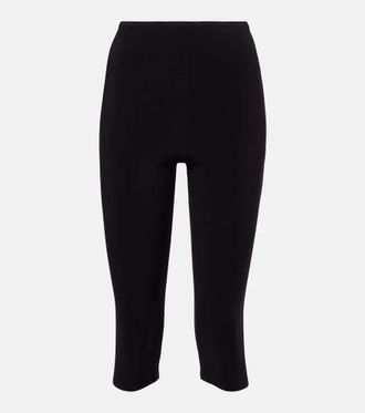 Norma Kamali Capri high-rise leggings