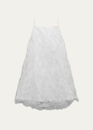 SIMKHAI Kalla Feather Mini Dress
