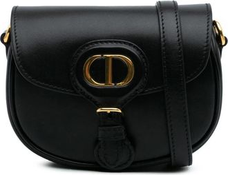 Dior Pre-owned Saddle Leather Shoulder Bag - Dames - Vintage Schoudertas - Zwart - ONE Size - Leer - Vintage