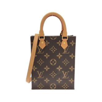 Louis Vuitton Pre-owned Petit Sac Plat Monogram schoudertas - Dames - Pre-owned - Bruin - Maat: ONE Size