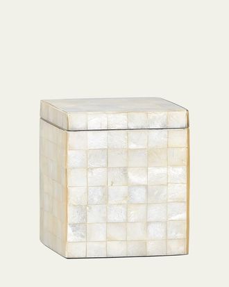 Labrazel Capiz Ivory Canister