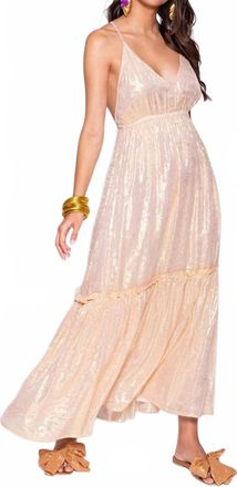 Sundress Womens Cirka Maxi Dress In Iso Gold