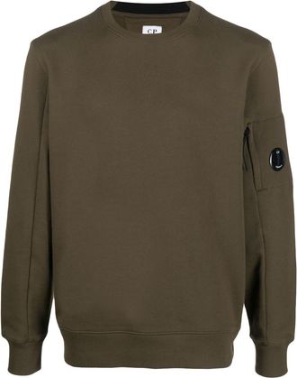 C.P. Company Lens-detail sweatshirt - men - Cotton - S - Green