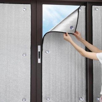 No Brand L&aacute;mina Opaca Para Ventanas, L&aacute;mina Reflectante Anti-uv De 9 Mm, L&aacute;mina De Privacidad Para Ventanas Con Protecci&oacute;n Solar, L&aacute;mina Aislante De Aluminio, 