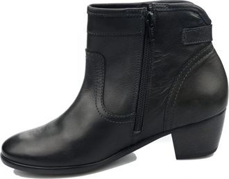 Mephisto Stijlvolle Dames Enkellaars - Dames - Laarzen met Hak - Zwart - 37 EU - Schoenen