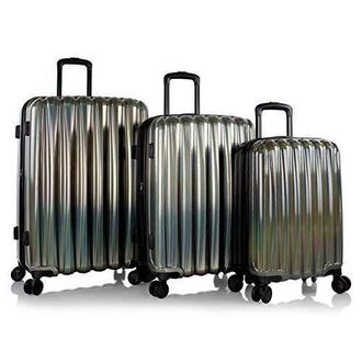 Heys Astro Iridescent 3-Piece (21/26/30) Spinner Luggage Set in Charcoal at Nordstrom