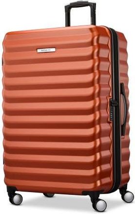 Samsonite Element Hardside Expandable 28 Large Checked Spinner Luggage in Copper Orange at Nordstrom
