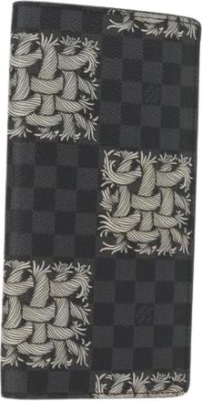 Louis Vuitton Pre-owned Wallets, female, Black, Size: ONE SIZE Pre-owned Canvas Wallet