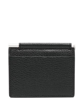 Tom Ford Mens Bi-Fold Card Holder Black Leather Calfskin Wallets & Cardholders