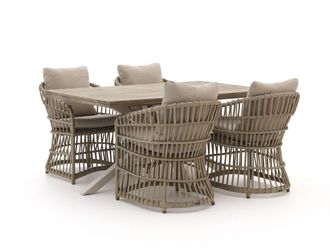 Intenso Furniture Intenso Cameri/Montorio 160cm dining tuinset 5-delig