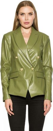Alexia Admor Leather Blazer