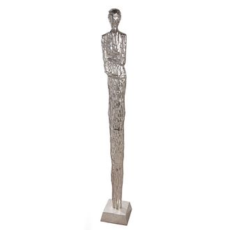 Schubiger M&ouml;bel Figur Frau, Salvina, Aluminium, Gold H: 156 cm