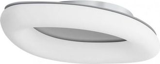 Fabrilamp Fabrilamp - Plafon Paris 60w 3000-4000-6500k Blanco/plata 5100 Lm 12x73x47 Cm C/remoto, Memoria Y Reg.intensidad