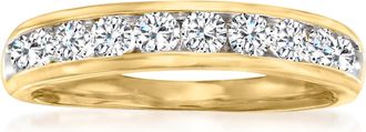 Ross-Simons Diamond Wedding Ring in 14kt Yellow Gold