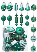 OEM Pallina Di Natale In Plastica, Decorazione Natalizia Festiva, Piccolo Ciondolo Per Albero Di Natale - Crezuo