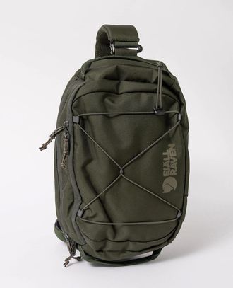 Fj&auml;llr&auml;ven Womens Fjallraven Skule 6L Unisex Sling Bag - Deep Forest 662 - Tan - Size: ONE size