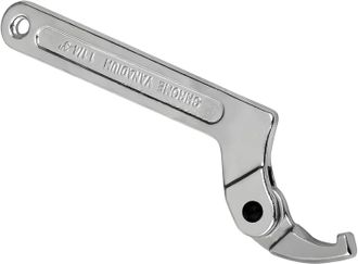 OEM Llave De Gancho Ajustable, Llave De Gancho Ajustable De Acero Al Carbono, Llave De Gancho Ajustable En Forma De C, Con Ranura Y Cabezal Ajustable, Cab